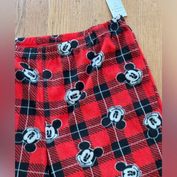 🆕Disney Mickey Mouse super‎ soft polyester fleece NWT ladies XL pajama pants - Picture 3 of 9